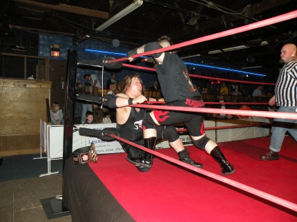 Mephisto and Napalm go at it for the PWE US Title.