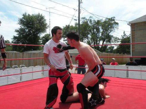 PWE Tag team Champions Zero Gravity demonstrates their teamwork early on. (Photo Credit Brian “Flair” Kelley)